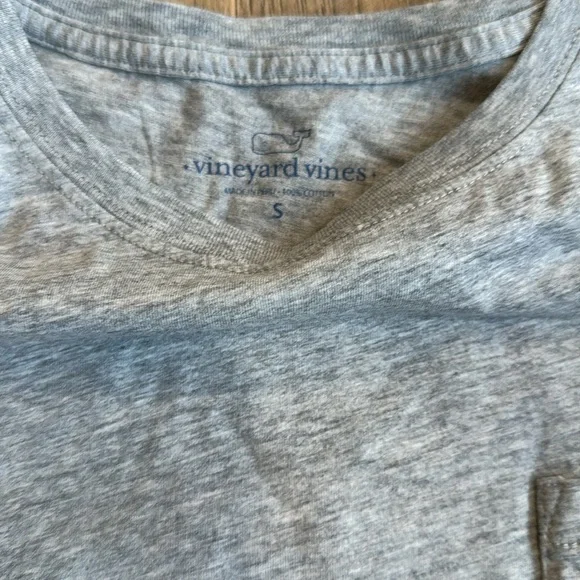 Men’s Small Vineyard Vines Long Sleeve Gray Tee - Picture 4 of 10